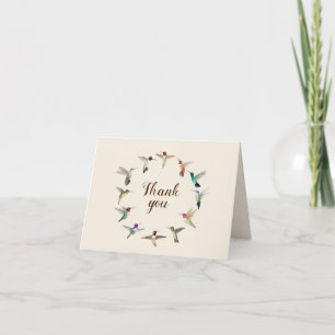 Nordamerikanska Hummingbird Tack Kort