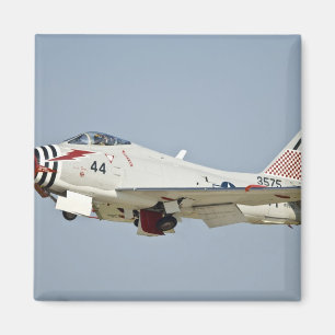 Nordamerikanska Naval FJ2 Fury Jet Fighter flygand Magnet