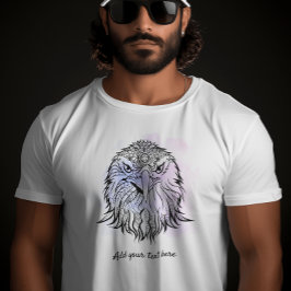Nordamerikanska Örn Art | Blue Lila Unisex T Shirt