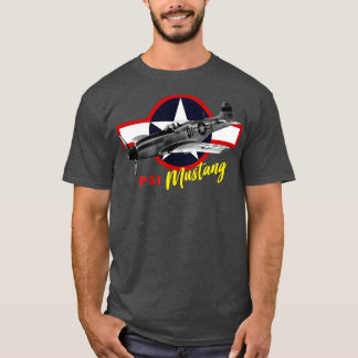 Nordamerikanska P51 Mustang jaktplan T Shirt