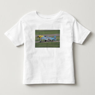 Nordamerikanska P-51 D Dazzling Donna på T Shirt
