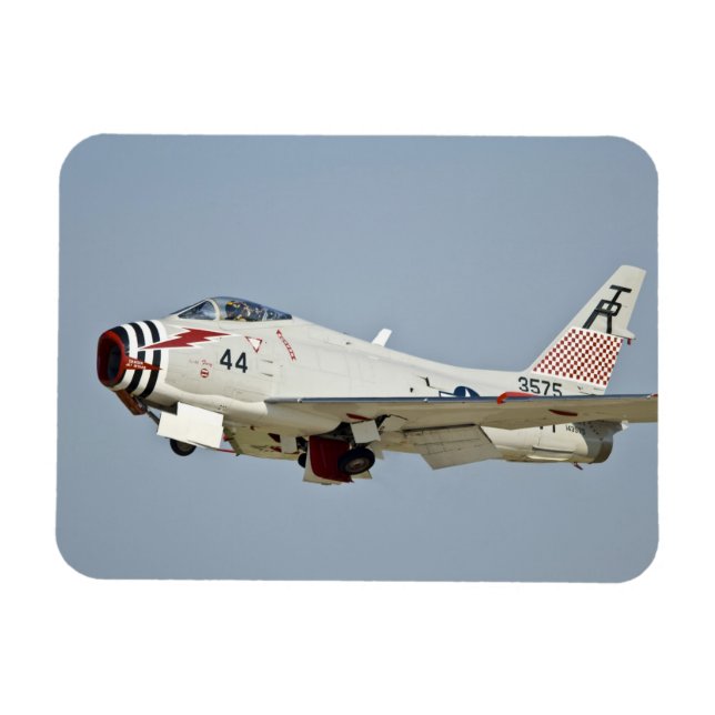 Nordamerikanskt Naval FJ2 Fury Jet Fighter flygand Magnet (Horisontell)