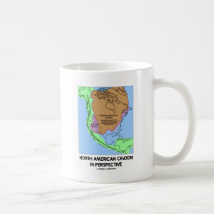 Nordamerikas andel i perspektiv kaffemugg