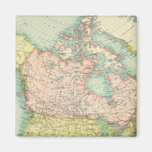 Nordamerikas politiska politik magnet (Framsidan)