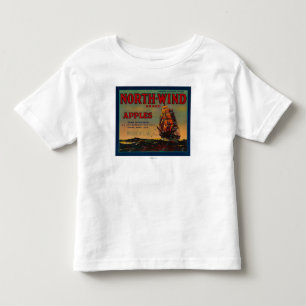 NordanApple låda LabelYakima, WA T-shirt
