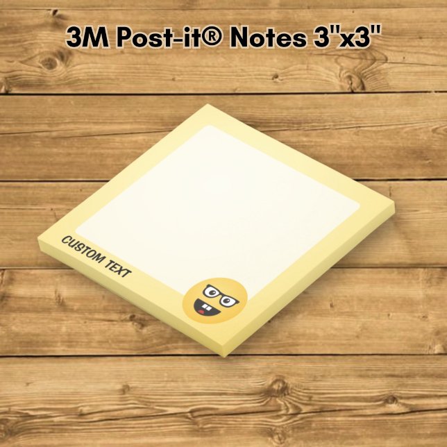 Nördansikte Post-it Block (Skapare uppladdad)