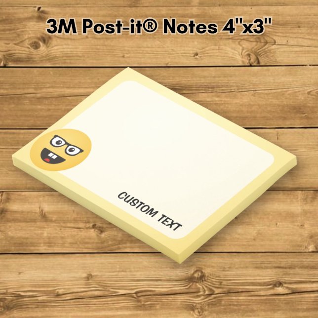 Nördansikte Post-it Block (Skapare uppladdad)