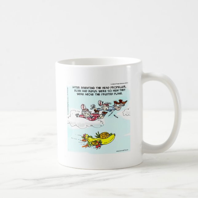 Nördar Ovanför Fruktat Plan Roligt Kaffemugg (Höger)