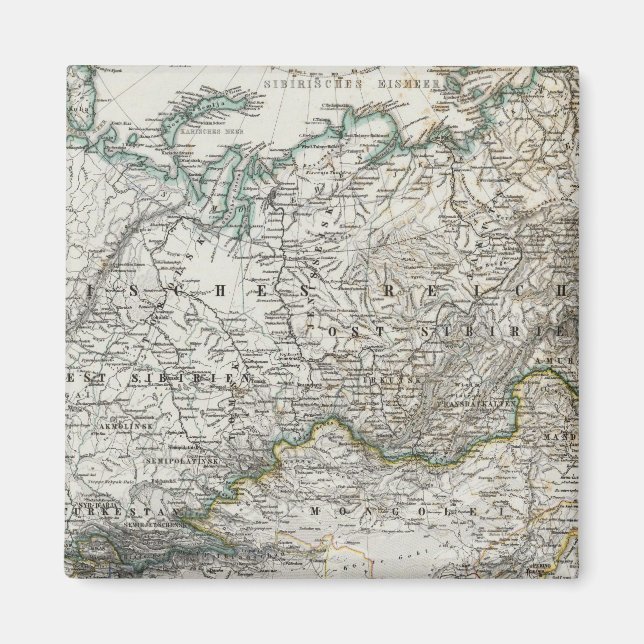 Nordasien och Centralasien Magnet (Framsidan)