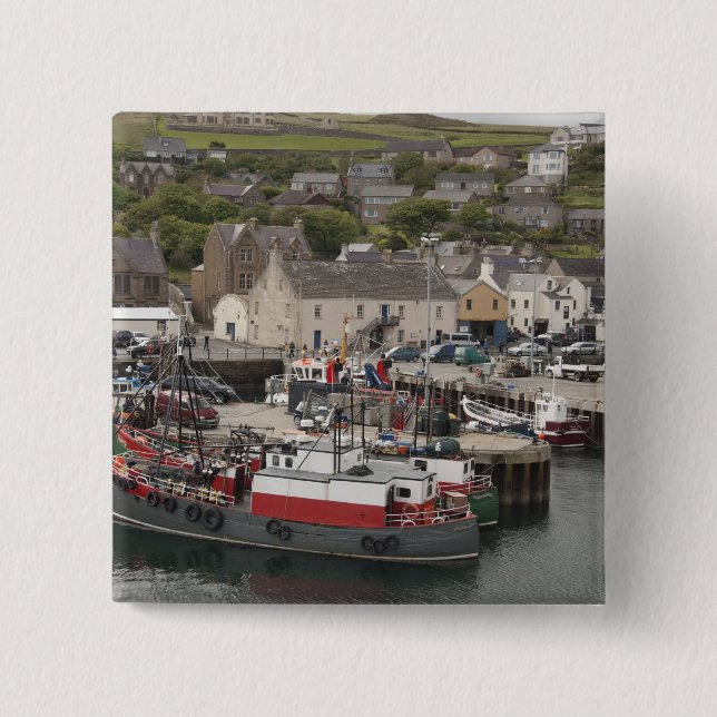 Nordatlantisk hamn i Stromness Knapp (Framsida)