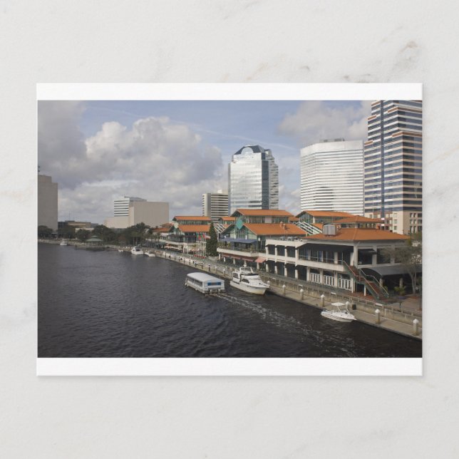 Nordbank Jacksonville Florida plaza Vykort (Framsida)