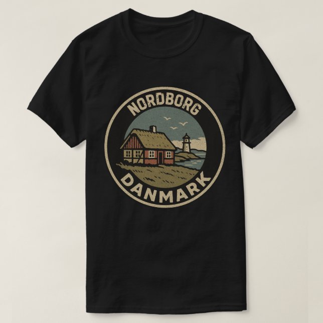 Nordborg, Danmark Danmark T Shirt (Design framsida)