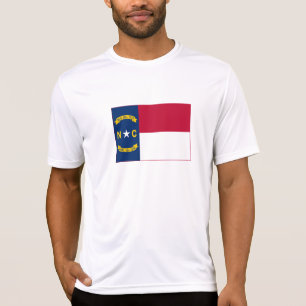 Nordcarolina statliga flagga t shirt