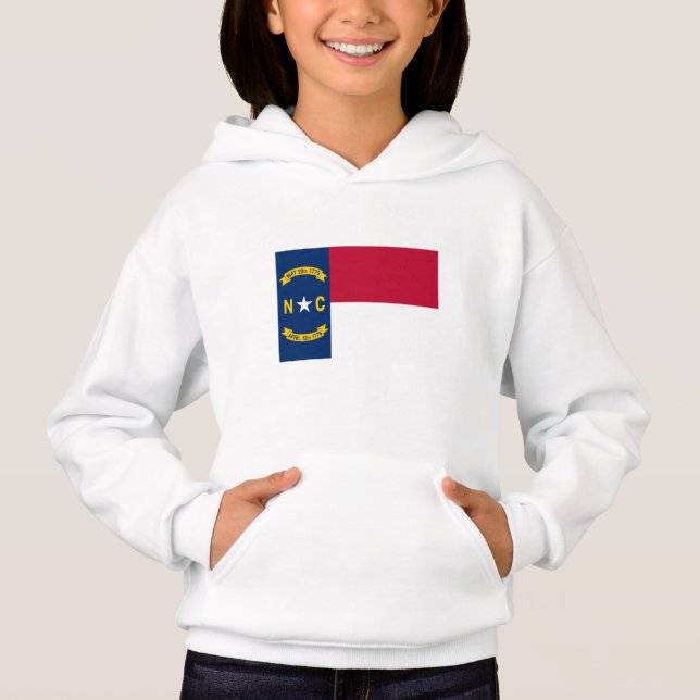 Nordcarolina statliga flagga t shirt (Framsida)