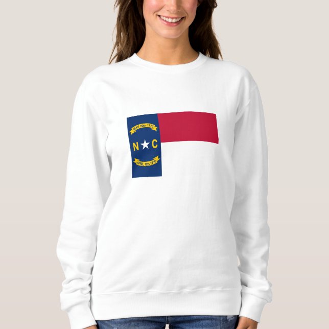 Nordcarolinas delstatsflagga t shirt (Framsida)