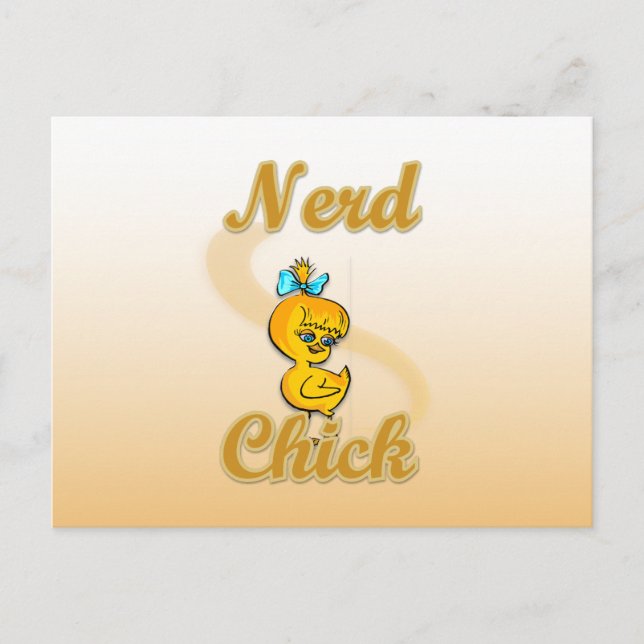 Nördchick Vykort (Framsida)