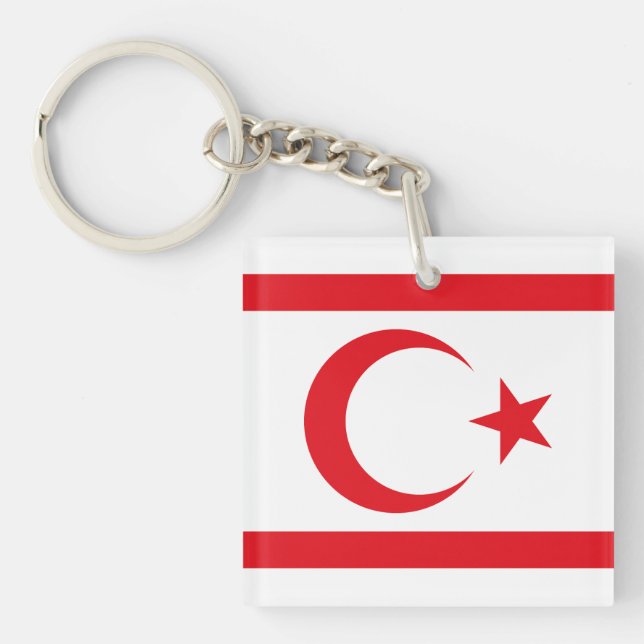 Nordcyperns flagga (Framsidan)