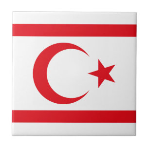 Nordcyperns flagga kakelplatta