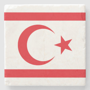 Nordcyperns flagga stenunderlägg
