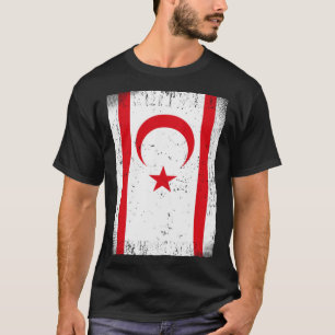 Nordcypriotiska Flagga norra Cypern T Shirt