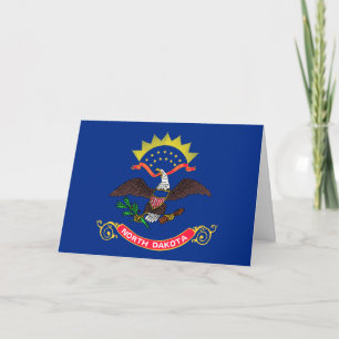 Norddakotansk flagga, Flagga för North Dakota Kort