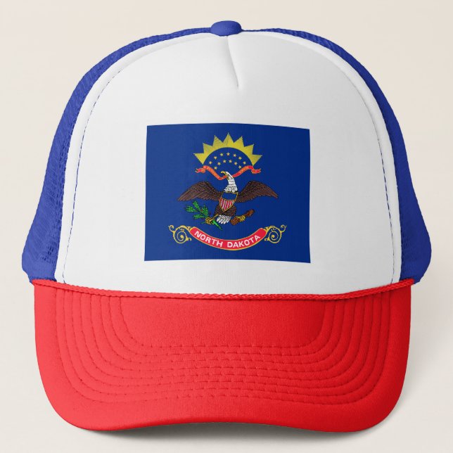 Norddakotas statsflagga keps (Framsida)