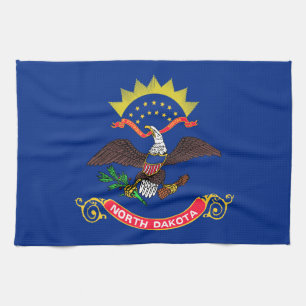 Norddakotas statsflagga kökshandduk