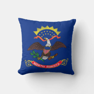 Norddakotas statsflagga kudde