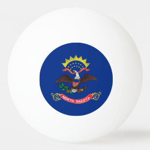 Norddakotas statsflagga pingisboll