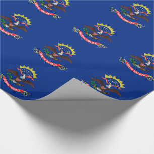 Norddakotas statsflagga presentpapper