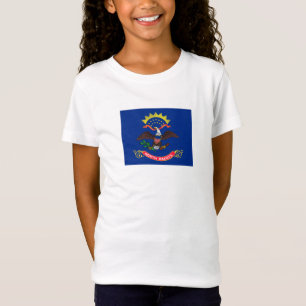 Norddakotas statsflagga t shirt