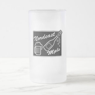 Nordeast Minneapolis Frostat Ölglas