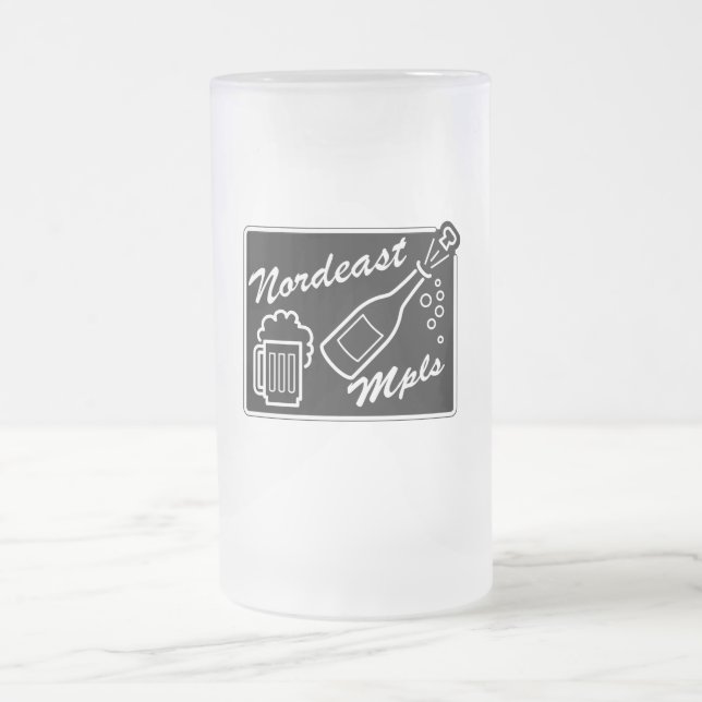 Nordeast Minneapolis Frostat Ölglas (Center)