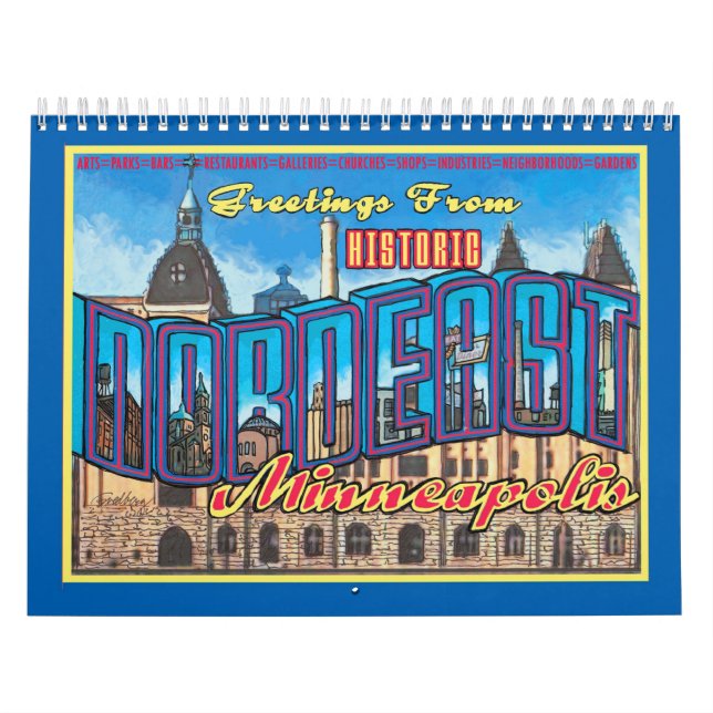NORDEAST MINNEAPOLIS KALENDER (Omslag)