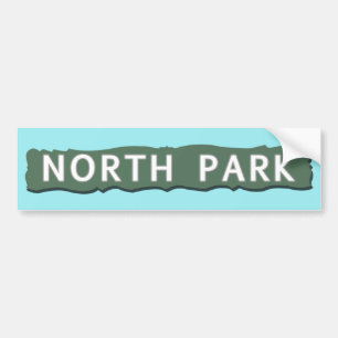 Norden parkerar undertecknar bildekal