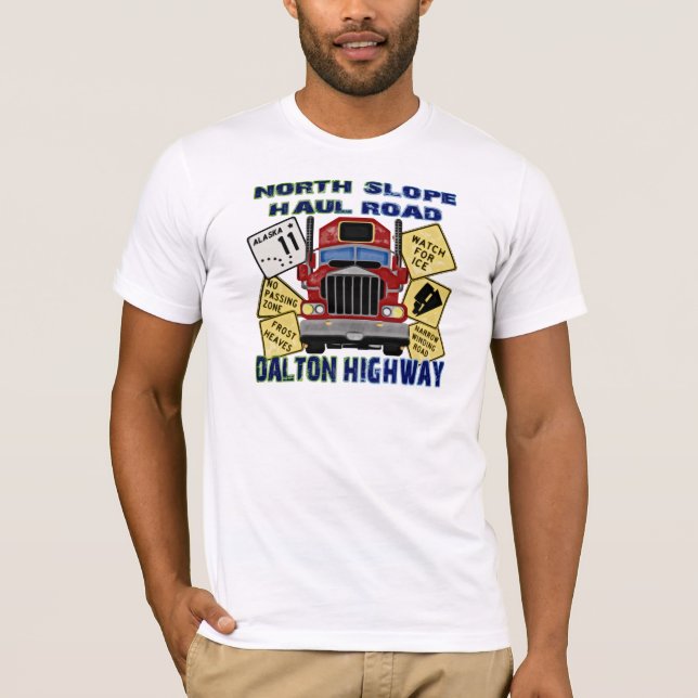 Norden sluttar den transportsträckavägDalton T-shirt (Framsida)