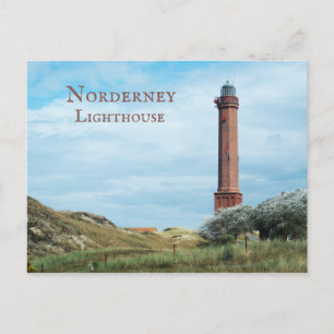 Norderney fyr East Frisian Islands, Tyskland Vykort