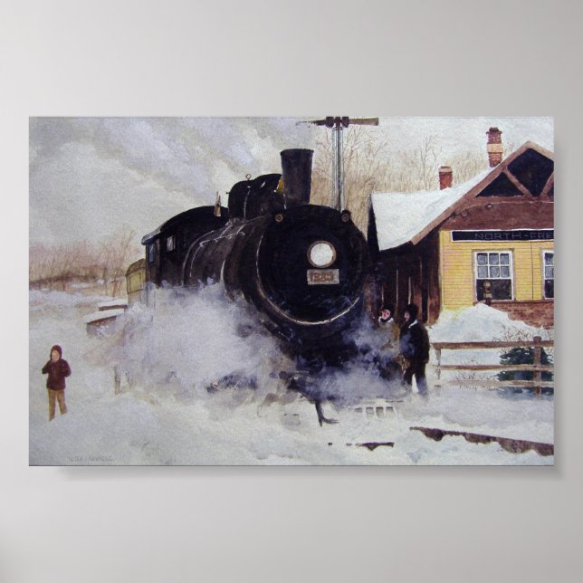 Nordfrihetens Depot Tåg - poster (Framsidan)