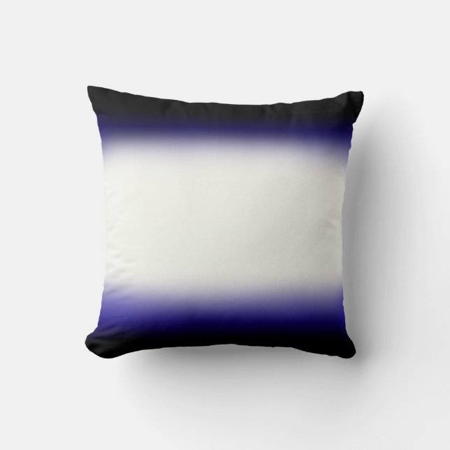 Nordic Blue Black|Blue|White Kudde (Framsida)