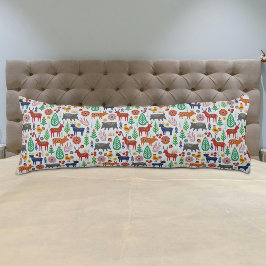 Nordic Boho Modern Mönster Kroppskudde