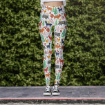 Nordic Boho Modern Mönster Leggings<br><div class="desc">Dessa lagtexter har en modern skandinavisk folkkonst mönster, som blandar traditionella nordiska motiv med en contemporary-tvist. Med tanke på naturens skönhet innehåller konstruktionen ett dynamiskt, boho inslag som framkallar en känsla av harmoni och lugn. Dessa lagar erbjuder en unik fusion av modern estetik med tidlös elegans. Perfekt för avslappnadens bära...</div>