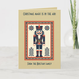 Nordic Christmas Minimal Style Nutcracker Toy Sold Kort