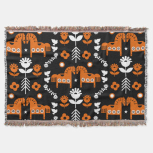 Nordic Data Horse Home Decor Filt