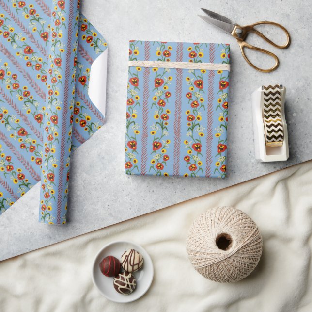 Nordic Floral Vol. 1 Presentpapper (Hantverk)