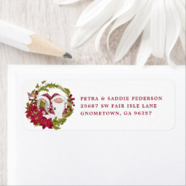 Nordic Gnome | God jul Returadress Etikett