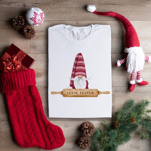 Nordic Gnome | Lefse T-Shirt (Skapare uppladdad)