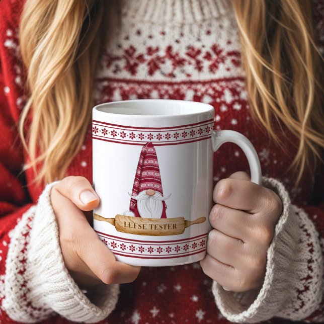 Nordic Gnome | Lefse Tester Kaffemugg (Skapare uppladdad)