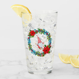 Nordic Gnome Skier Innanför julkransarna Glaskopp