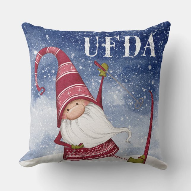 Nordic Gnome Ufda jul Kudde (Framsida)