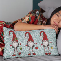 Nordic Gnomes Mistletoe Mönster